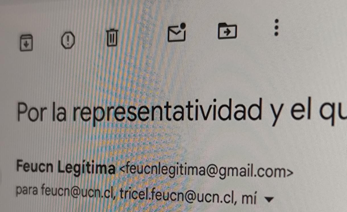 Cuestionamiento a Elecciones FEUCN 2026