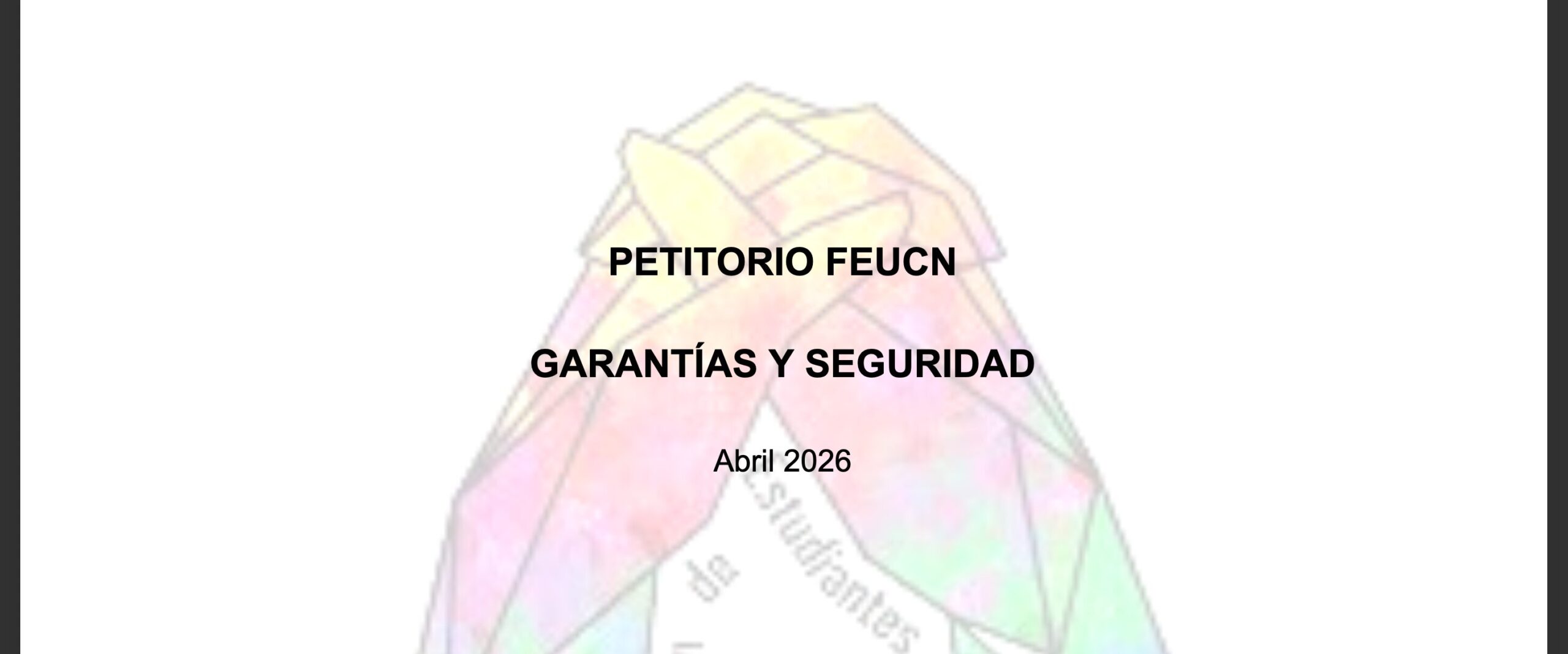 ¿Avances en las negociaciones?: FEUCN presenta petitorio a autoridades universitarias para levantar paralización